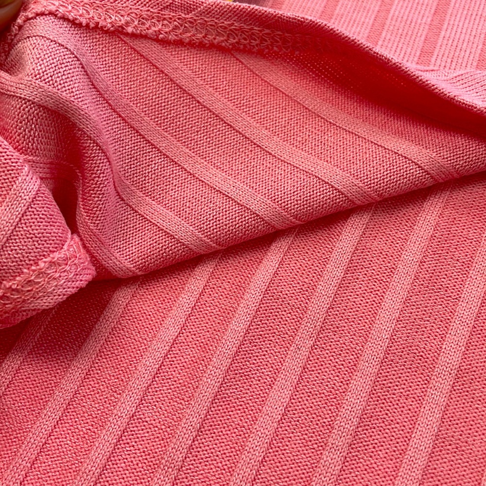 NEW • Pink Rib Knit Bodysuit - Picture 12 of 14